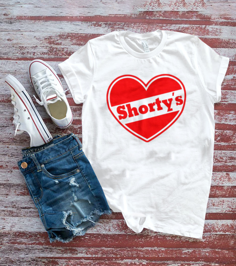 Shorty's Heart Logo Red Heart T-Shirt