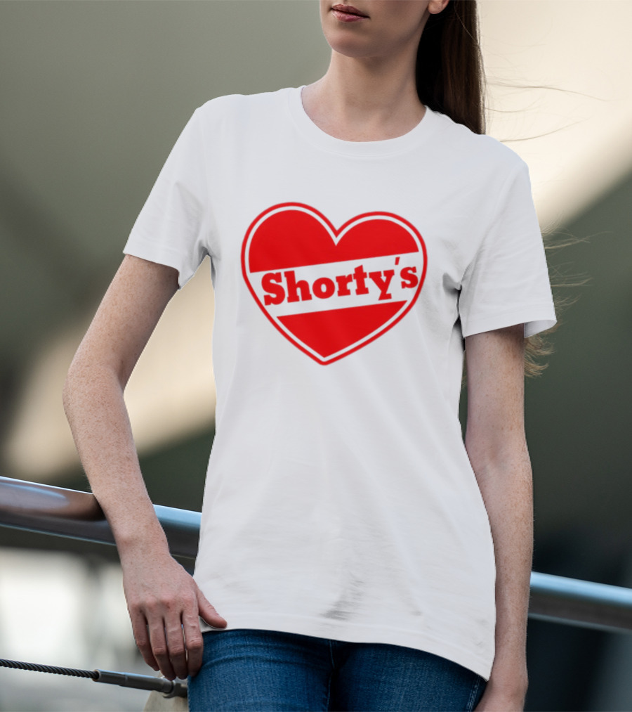 Shorty's Heart Logo Red Heart T-Shirt