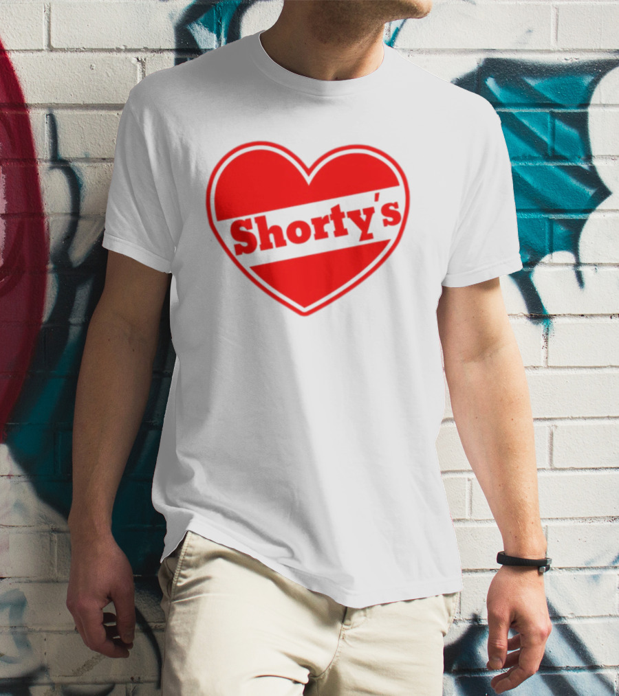 Shorty's Heart Logo Red Heart T-Shirt