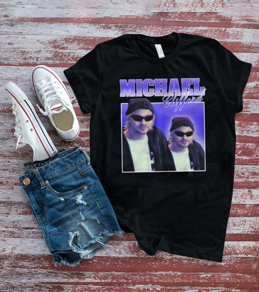 Tha5SOSFamily Vintage Michael Clifford Double Portrait T-Shirt