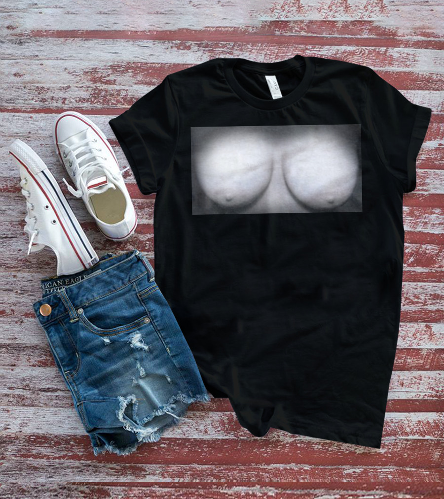 Je Suis Problématique Optical Illusion Bust T-Shirt
