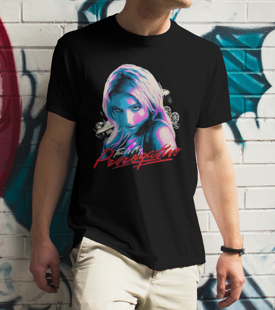 Nordacious Britney Spears That's My Prerogative Retro Car Aesthetic T-Shirt
