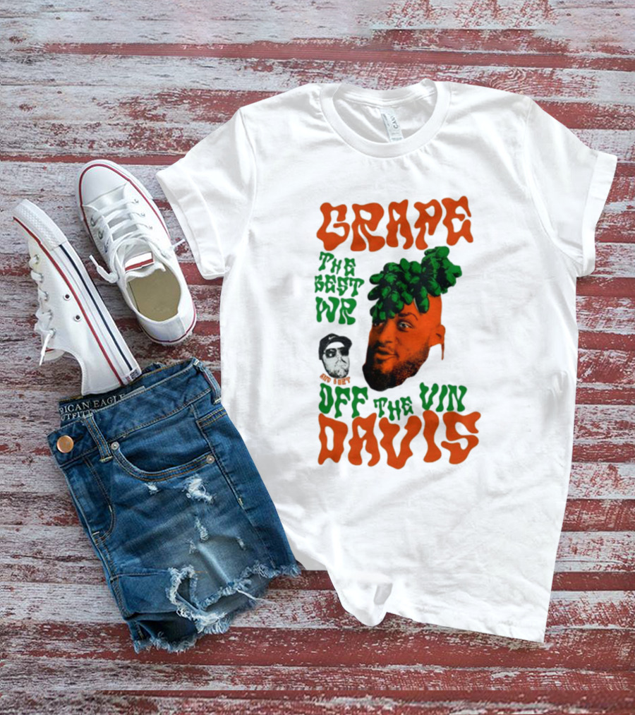 Grape Davis The Best WR Off The Vine T-Shirt