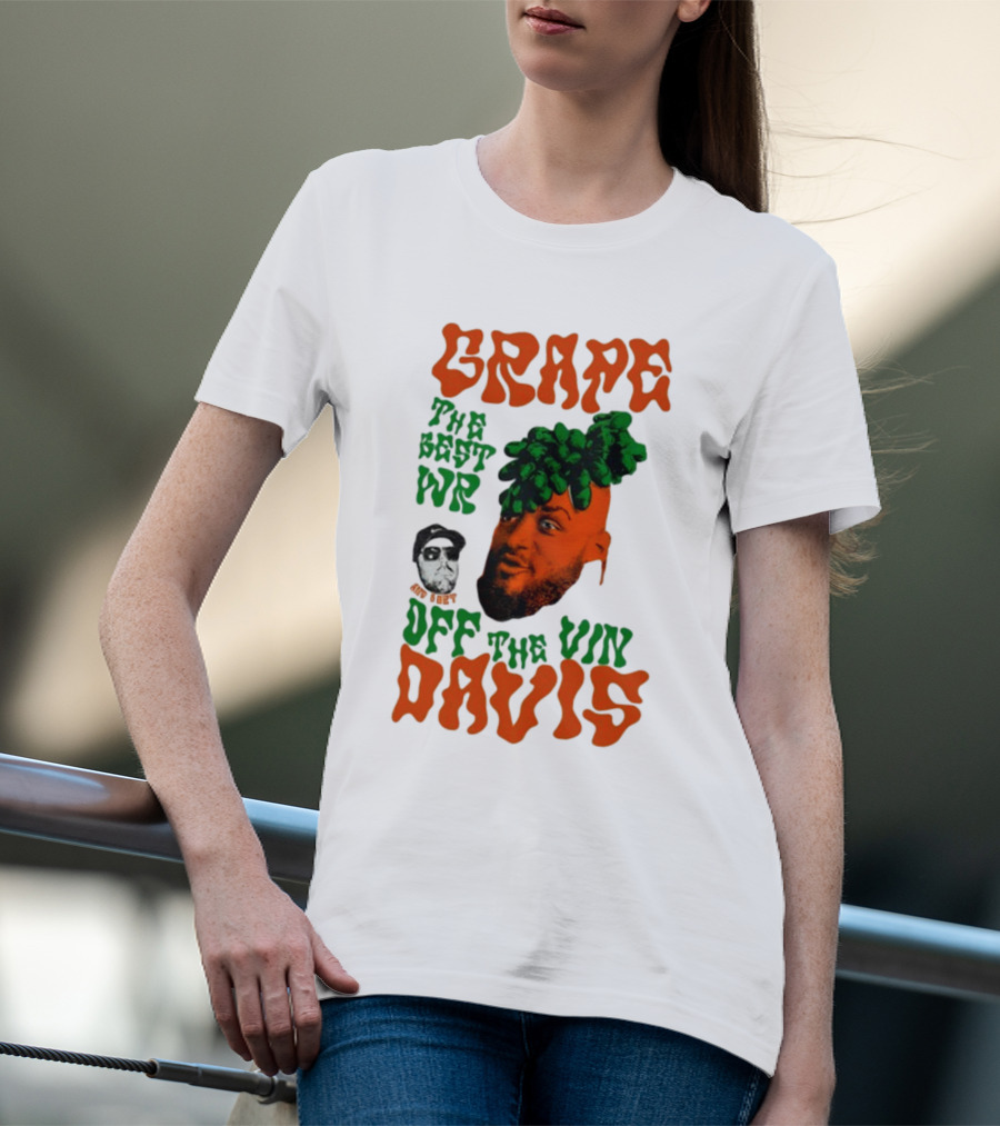 Grape Davis The Best WR Off The Vine T-Shirt