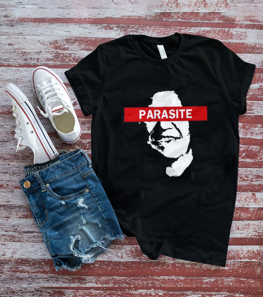 Nabunturanguy Davaomigrant Parasite Face Red Bar Iconic T-Shirt