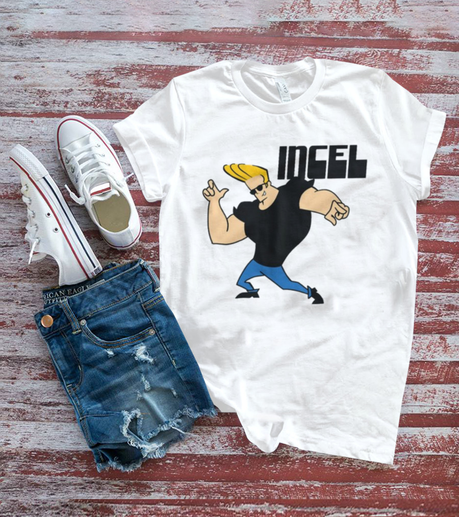 Incel Character With Blond Hair And Sunglasses T-Shirt