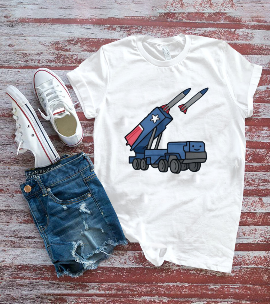 New England Patriots Missile Launcher Truck T-Shirt