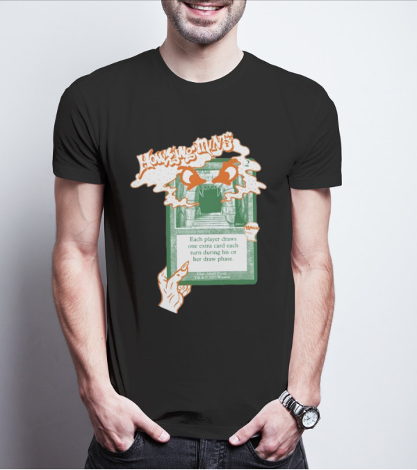 Wearebraindead Howling Mine Magic Card Art Collaboration T-Shirt