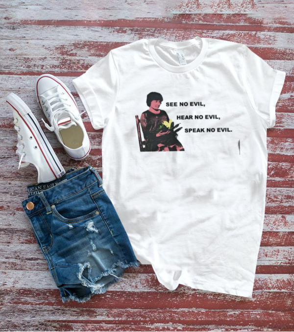 See No Evil Hear No Evil Speak No Evil Helen Keller T-Shirt