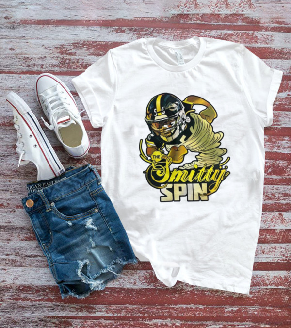 The Smitty Spin Football Player Iconic Action T-Shirt