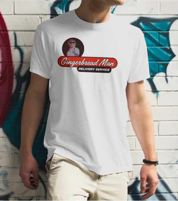 Gingerbread Man Delivery Service Iconic T-Shirt