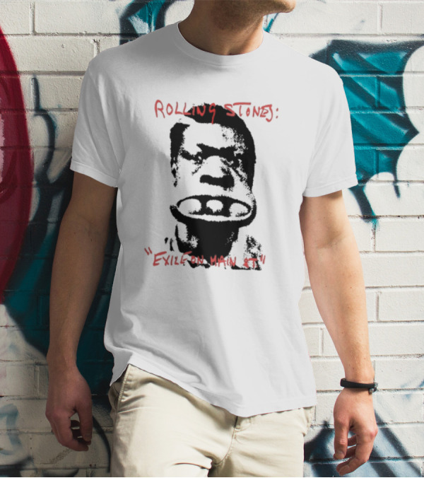 Rolling Stones Exile On Main St Sketch Face T-Shirt