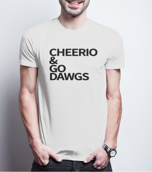 Cheerio And Go Dawgs British Bulldawg T-Shirt