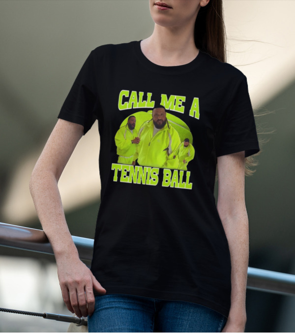 DJ Khaled Call Me A Tennis Ball Neon T-Shirt
