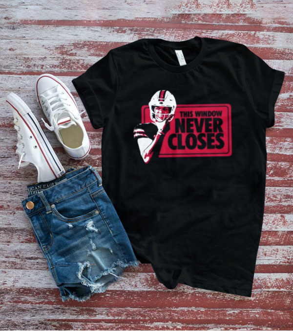 This Window Never Closes Football Player T-Shirt