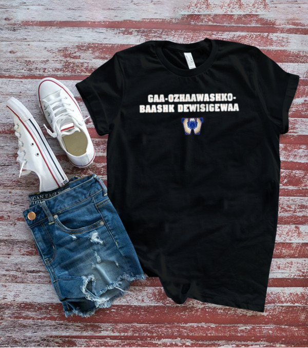 Coach O'Shea Winnipeg Blue Bombers Gaa-Ozhaawashko-Baashkidewisigewaad T-Shirt