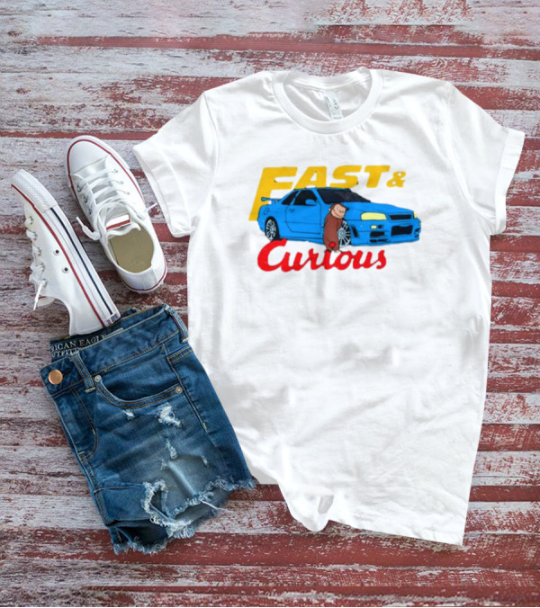 Fast And Curious Car Adventure With Curious Monkey T-Shirt