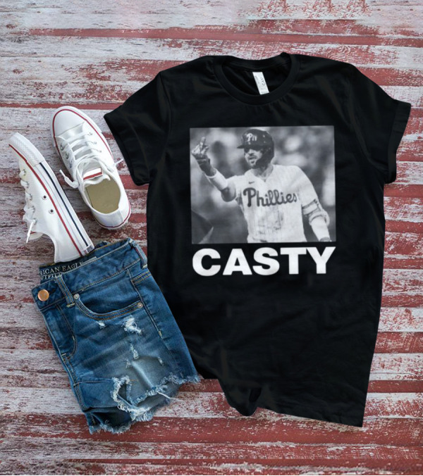 Casty Phillies Baseball Player Phillies T-Shirt