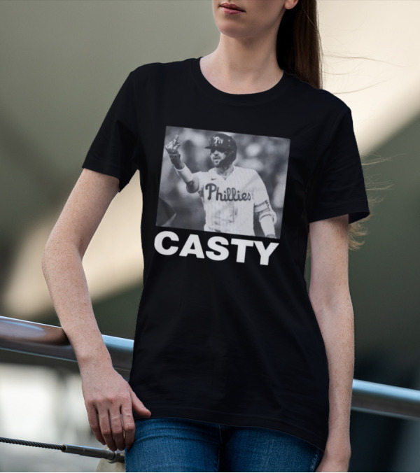 Casty Phillies Baseball Player Phillies T-Shirt