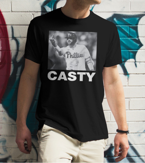 Casty Phillies Baseball Player Phillies T-Shirt