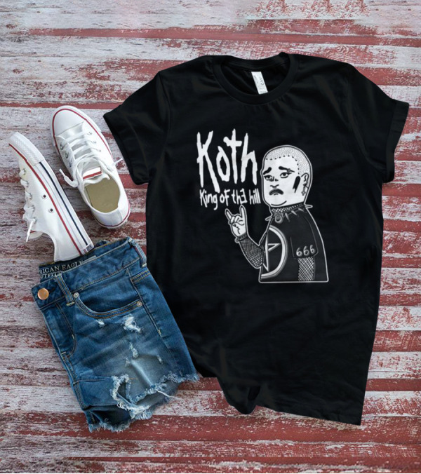 Koth King Of The Hill Punk Character 666 Devil Horns T-Shirt