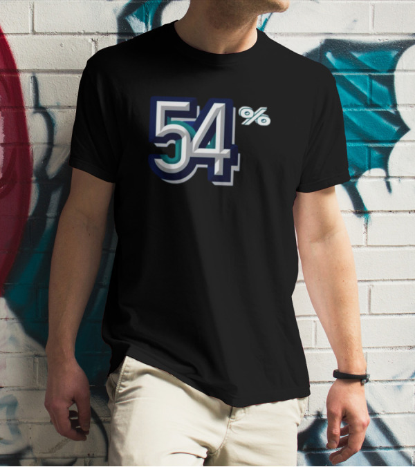 The Sports On Tap Seattle Baseball 54% Retro T-Shirt