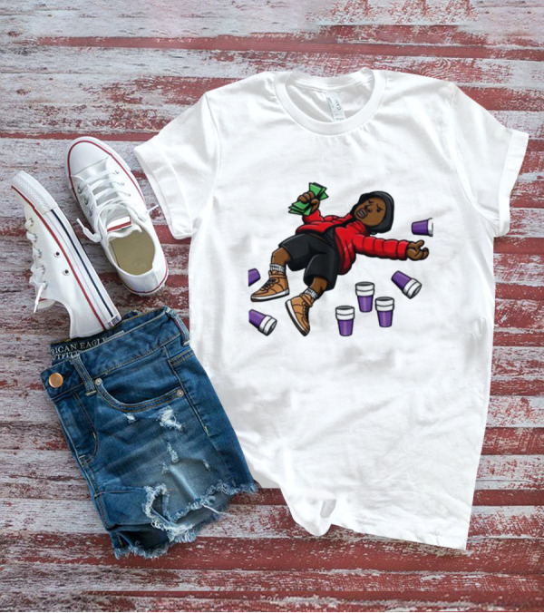 Brudderman Ayoolii Ayoolii Throwed Purple Cups And Cash Vibes T-Shirt