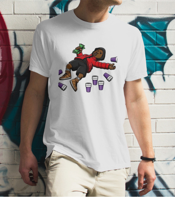 Brudderman Ayoolii Ayoolii Throwed Purple Cups And Cash Vibes T-Shirt