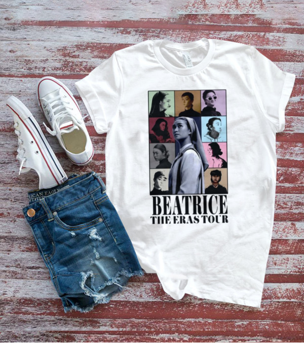 Beatrice The Eras Tour Multicolor Photo Collage T-Shirt
