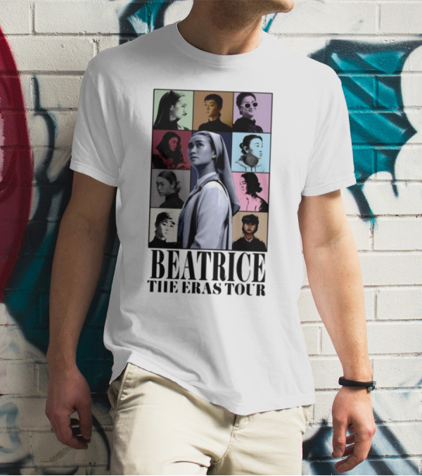 Beatrice The Eras Tour Multicolor Photo Collage T-Shirt