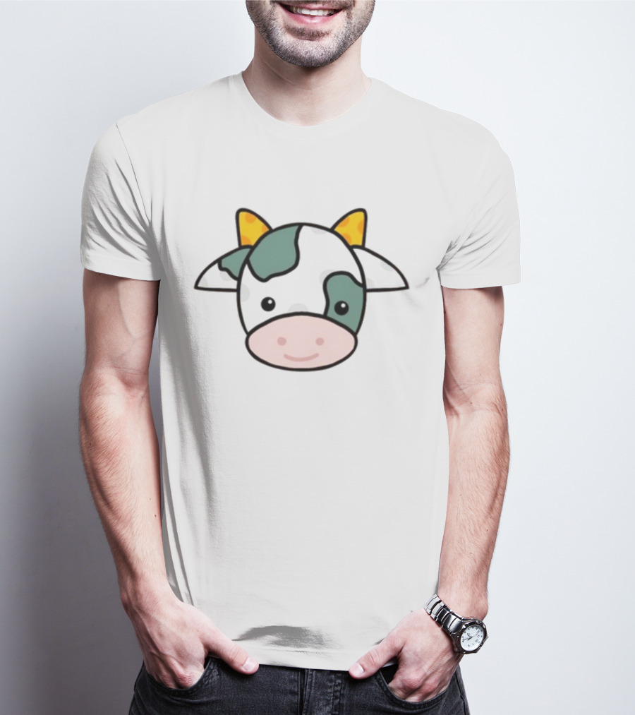 Corndoggylol Packers Cow Emoji Mascot T-Shirt