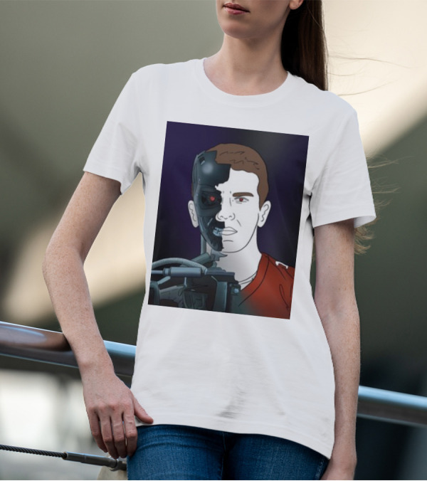 Day 17 Terminator Cyborg Purdy Quarterback Transformation T-Shirt