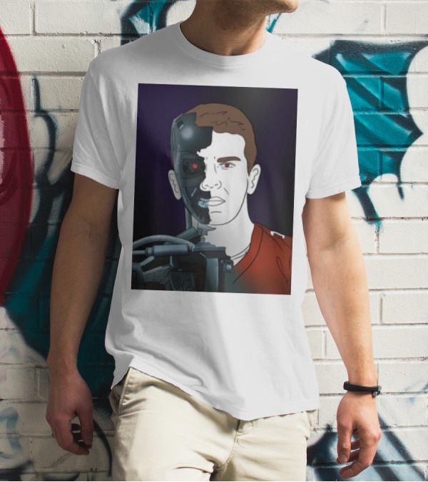 Day 17 Terminator Cyborg Purdy Quarterback Transformation T-Shirt