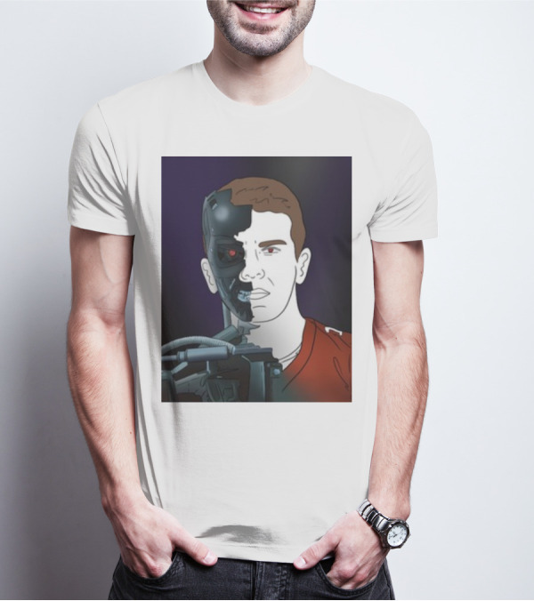 Day 17 Terminator Cyborg Purdy Quarterback Transformation T-Shirt