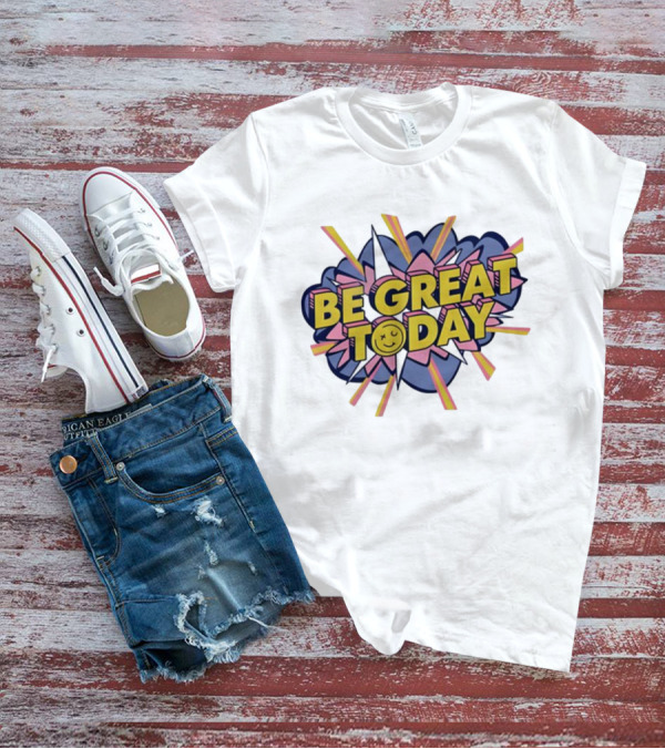 George Kittle Be Great Today Comic Burst Smile T-Shirt