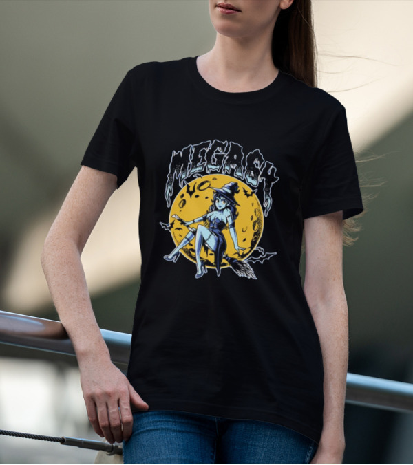 MEGASH Moon Witch Rider T-Shirt