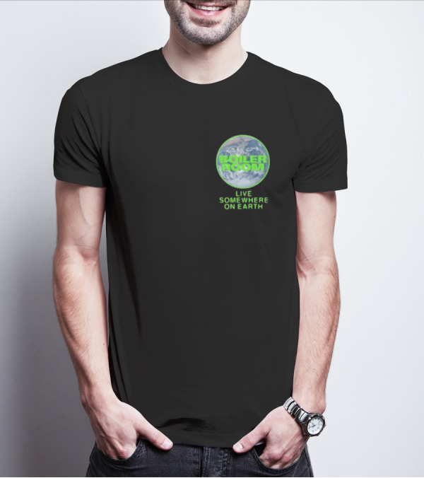 Boiler Room Live Global Broadcast Somewhere On Earth Earth Image T-Shirt