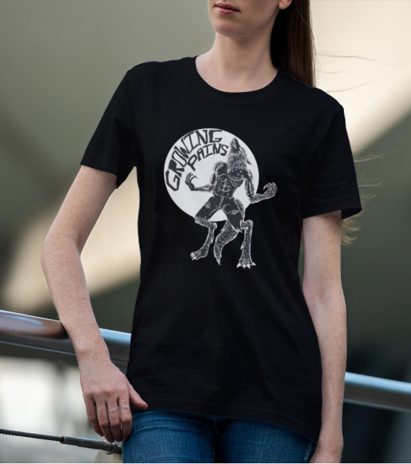 Oatmilklady Growing Pains Werewolf Transformation Full Moon T-Shirt