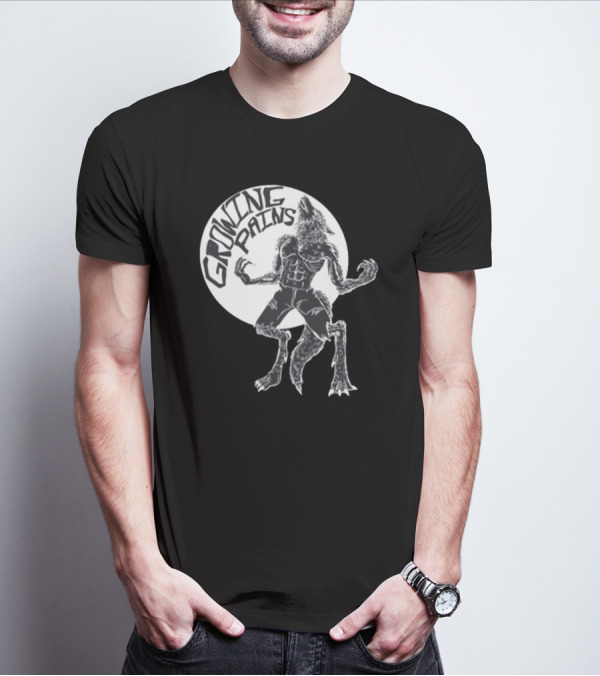 Oatmilklady Growing Pains Werewolf Transformation Full Moon T-Shirt