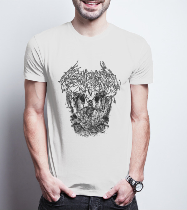 Agc Death Mosh Skull Skeleton T-Shirt