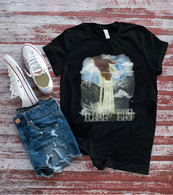 Heatdaddy Tap In Waterfall Mug Lightning Sky T-Shirt