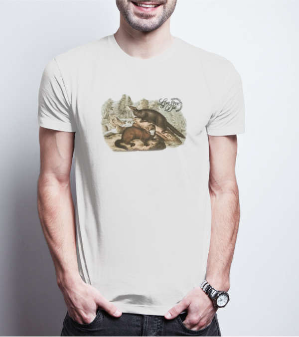 Ludwig Mogul Moves Nature Reserve Live Free Or Die Wildlife Scene T-Shirt