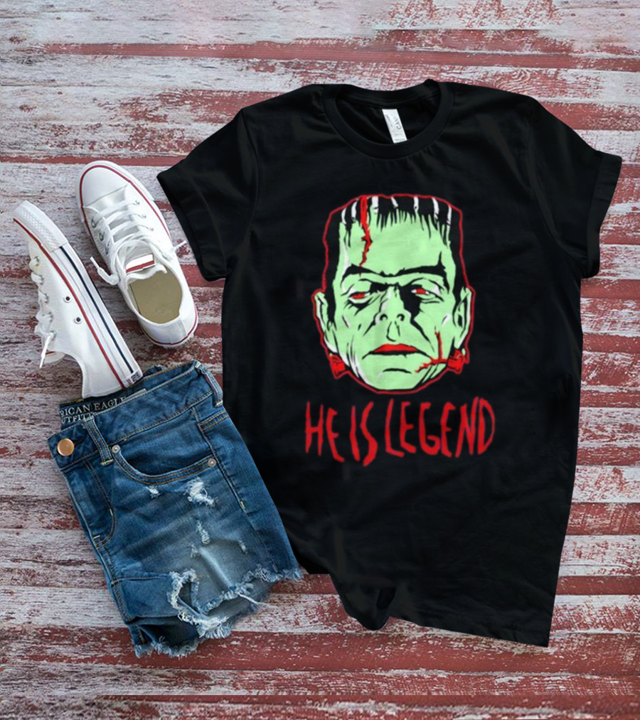 He Is Legend Frankenstein's Monster Face T-Shirt