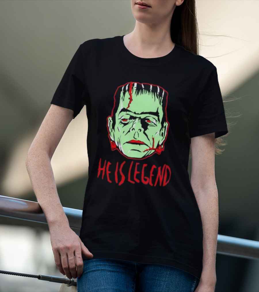 He Is Legend Frankenstein's Monster Face T-Shirt