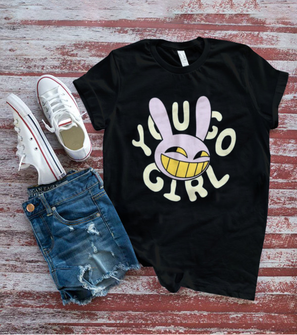 YOU GO GIRL JAX ICONIC QUOTE RABBIT SMILEY FACE дживон 1997 T-Shirt