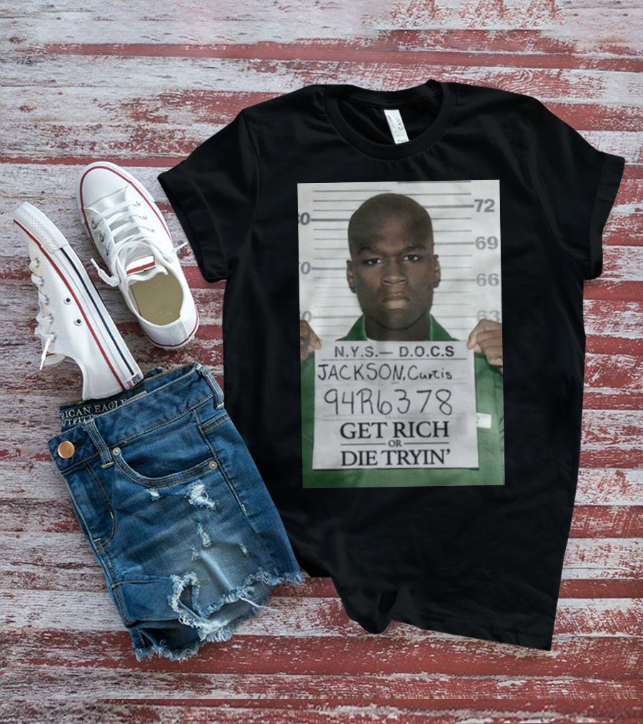 Curtis Jackson Get Rich Or Die Tryin' Mugshot 94R6378 T-Shirt
