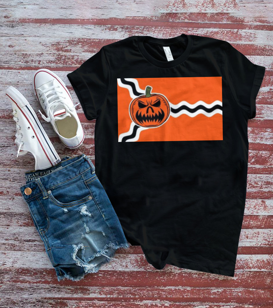 St. Louis Flag Inspired Pumpkin Halloween T-Shirt