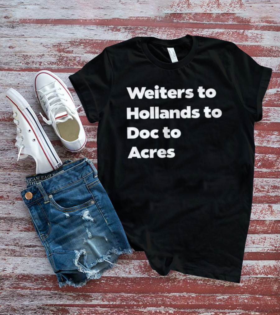 Weiters Hollands Doc Acres Football Names Sequence T-Shirt