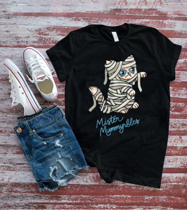 Mister Mummyrbles Lilbub Store Cat Wrapped In Bandages T-Shirt