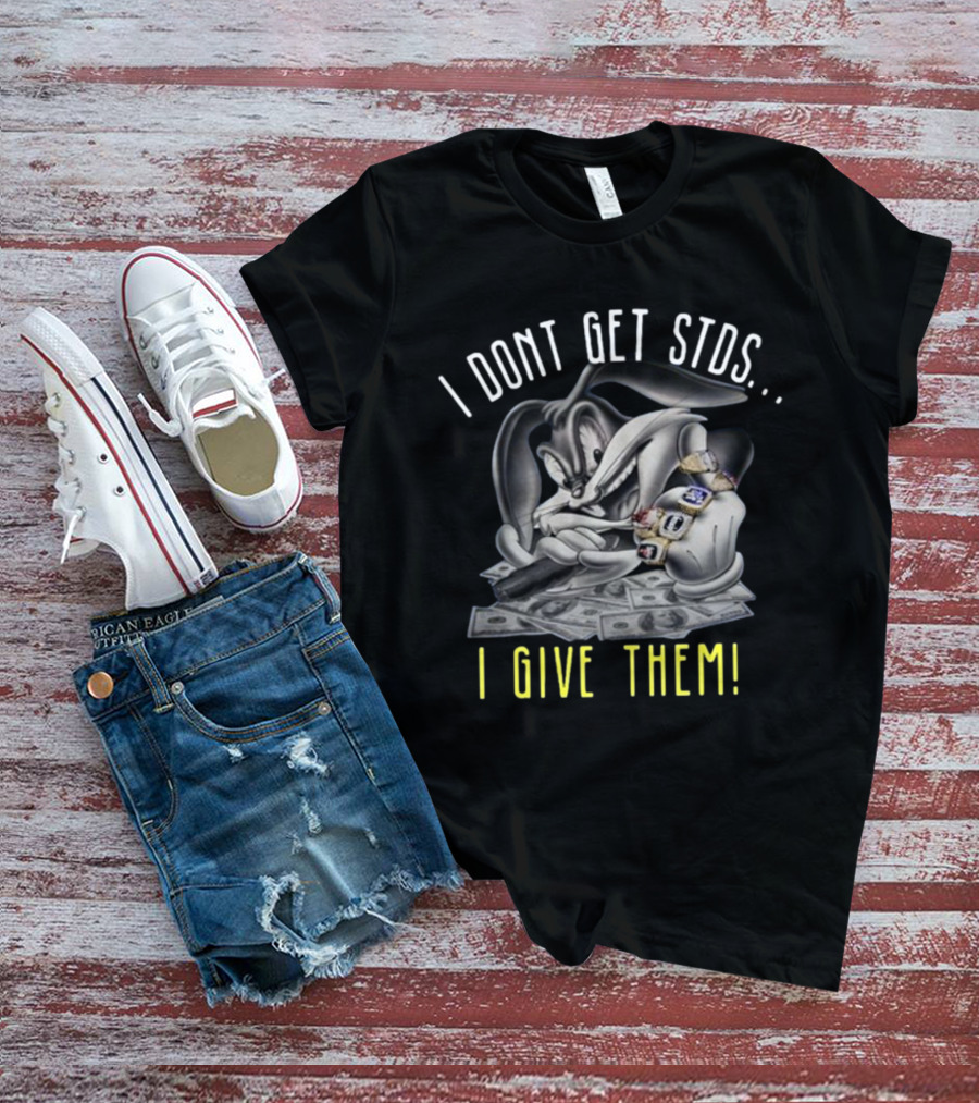 Thomastheplankengine I Dont Get Stds I Give Them Money Rings Character T-Shirt